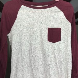 Baseball long sleeve tee